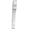 Ekena Millwork 3 1/2-in. W x 32-in. D x 32-in. H Olympic Architectural Grade PVC Knee Brace BRCP035X32X32OLY - alternate 6